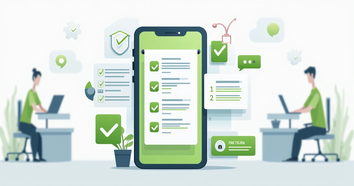 Celular com contrato digital e confirmação de assinatura