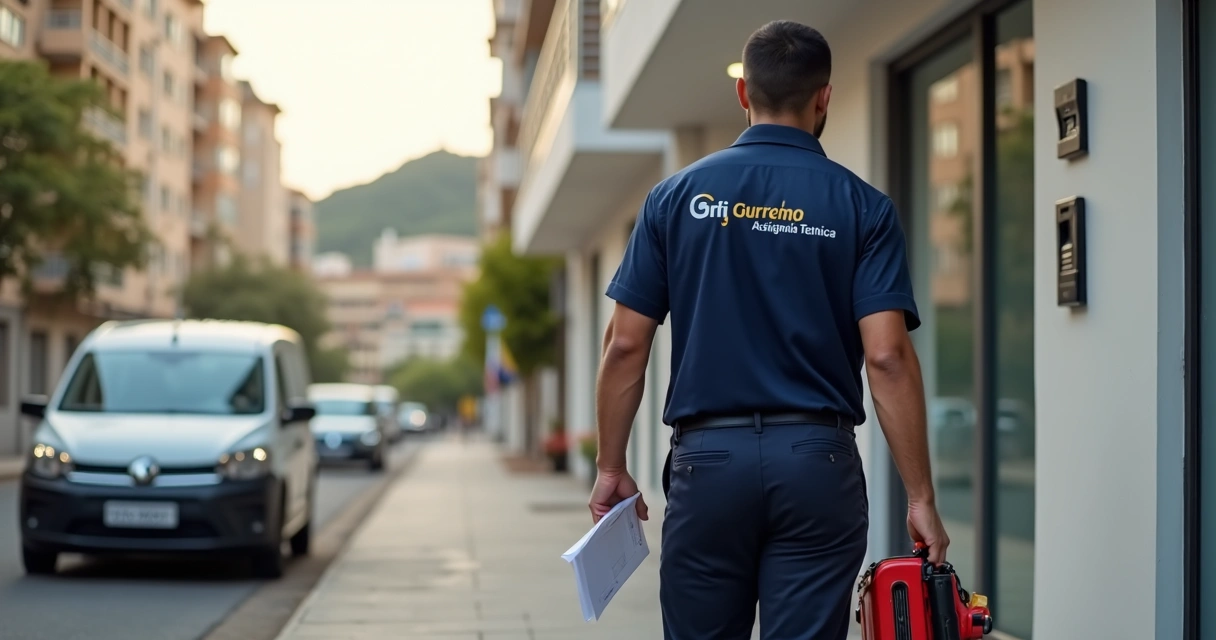 Técnico de geladeira identificado chegando a prédio residencial no Rio de Janeiro 