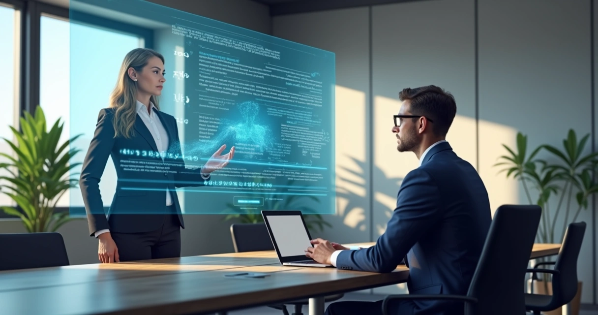 Assistente virtual conversando com auditor 