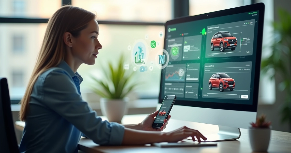 Atendente virtual conversa simultaneamente com clientes pelo WhatsApp e pelo computador. 