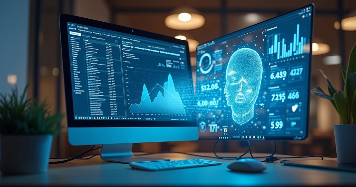 Assistente virtual de IA integrando informações no CRM