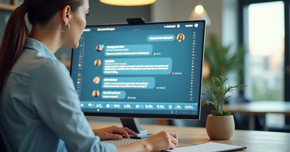 Assistente virtual respondendo perguntas de clientes