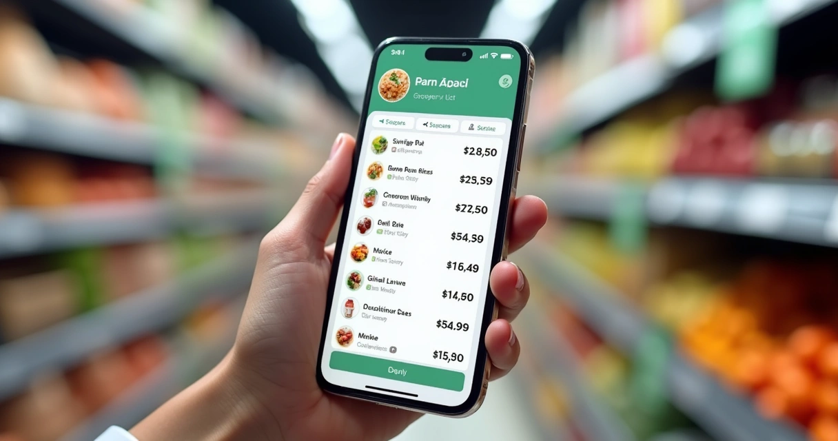 Assistente virtual comparando preços de supermercados 