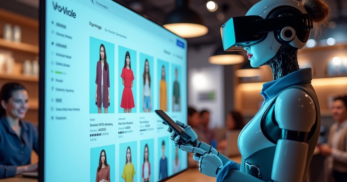 Assistente virtual sugere produto em loja online 