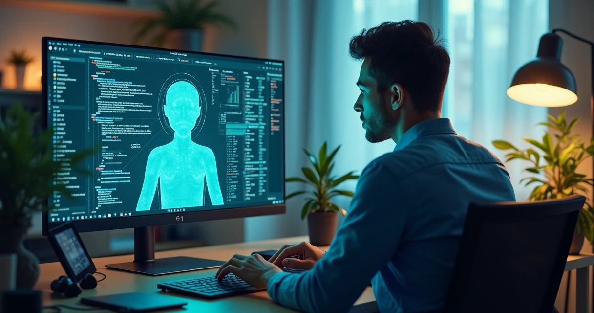 Assistente virtual orientando novo colaborador de TI 