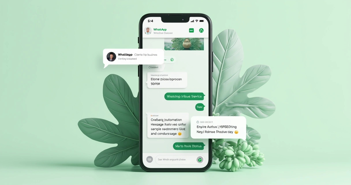 Assistente virtual no WhatsApp discutindo orçamento com cliente 