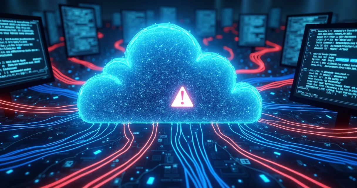 Ataque digital a infraestrutura de nuvem corporativa 