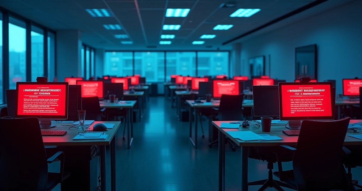 Computadores corporativos comprometidos por ataque de ransomware 