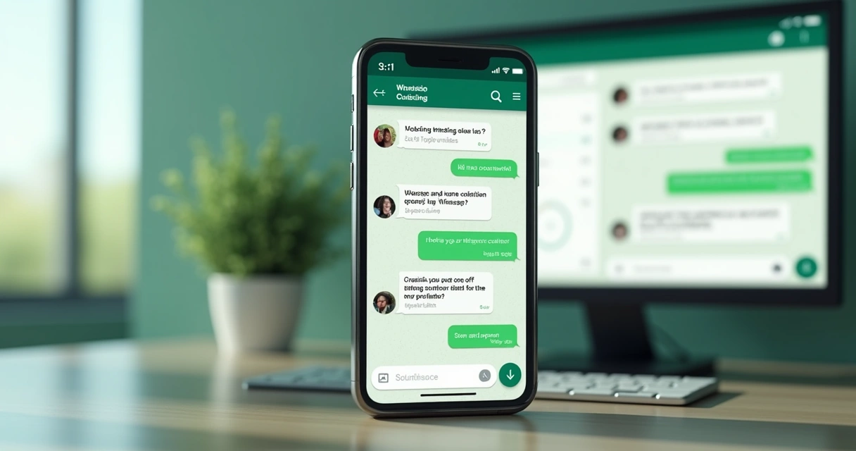 Chatbot automatizado atendendo cliente no WhatsApp