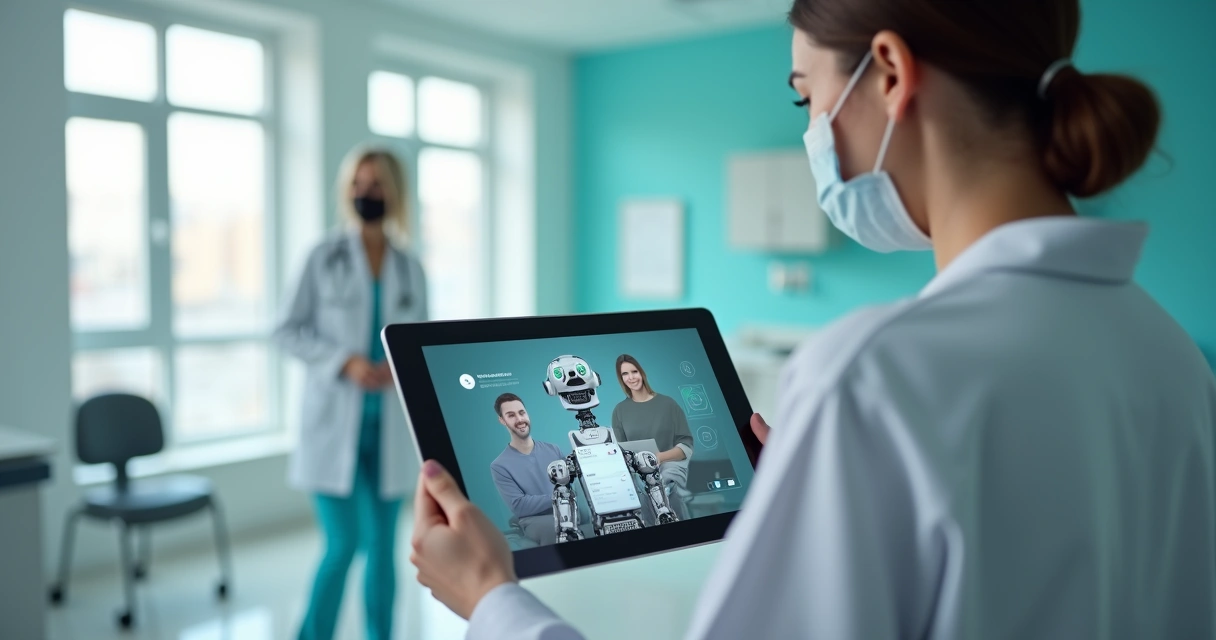 Chatbot atendendo paciente em clínica odontológica digital 