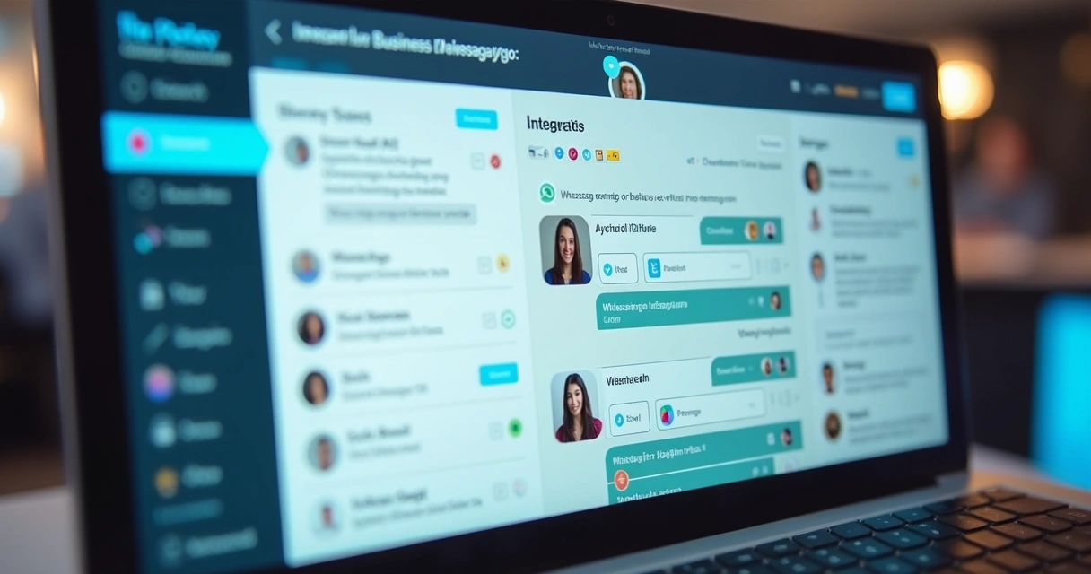Painel de atendimento mostrando múltiplos canais integrados como WhatsApp, Instagram e Telegram 