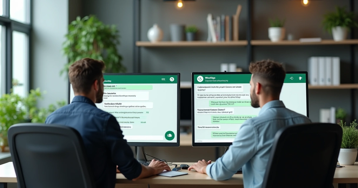 Atendimento automatizado em uma empresa pelo WhatsApp 