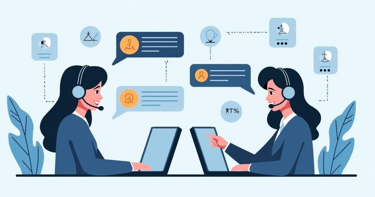 Suporte ao cliente com chat e pessoas resolvendo dúvidas online 