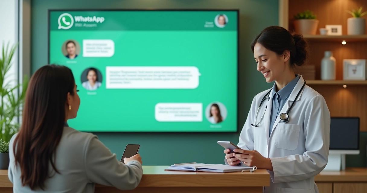 Atendimento virtual em clínica pelo WhatsApp
