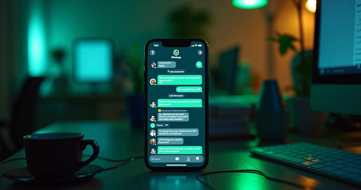 Atendente digital automático no WhatsApp respondendo dúvidas de clientes em diferentes horários 