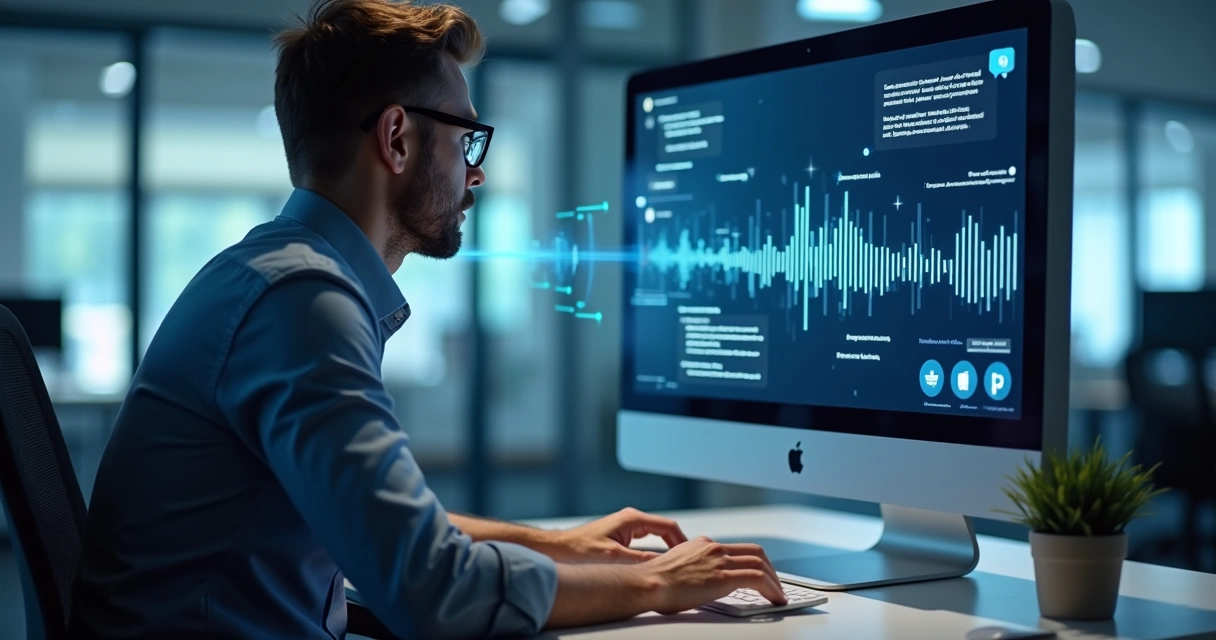 Interação digital entre contador e cliente integrando atendimento por texto e voz 