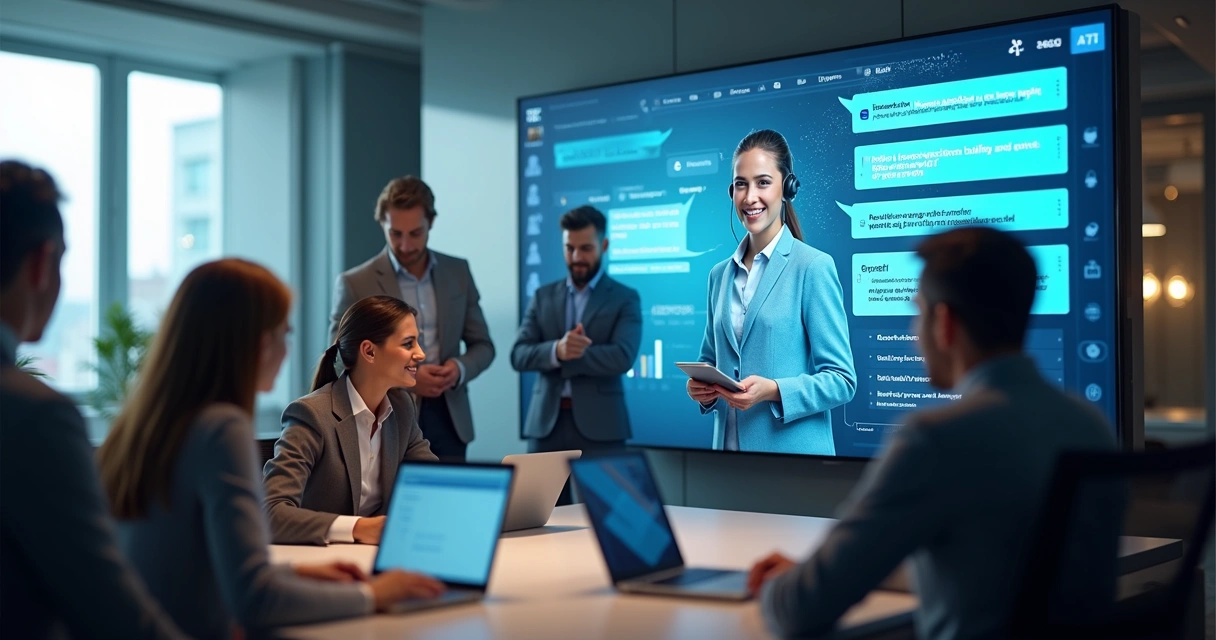 Suporte ao cliente por IA via chat ERP 