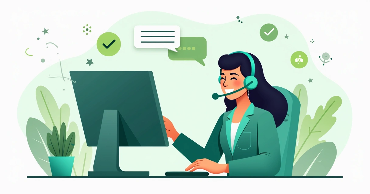 Atendente conversando com cliente sobre antifraude 