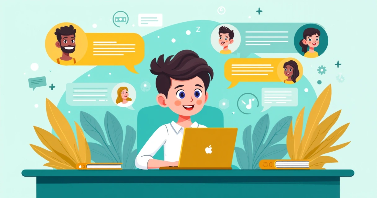 Chatbot atendendo clientes através de múltiplos canais digitais 
