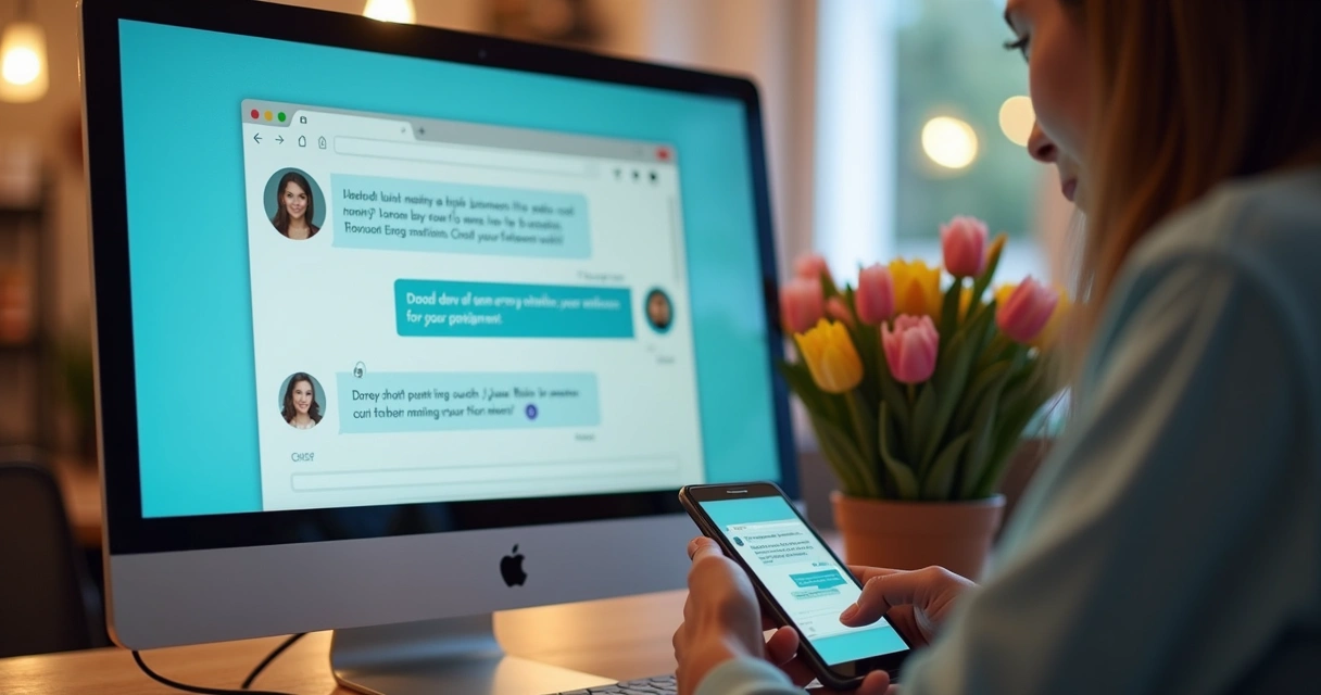 Chatbot atendendo cliente pequeno negócio 