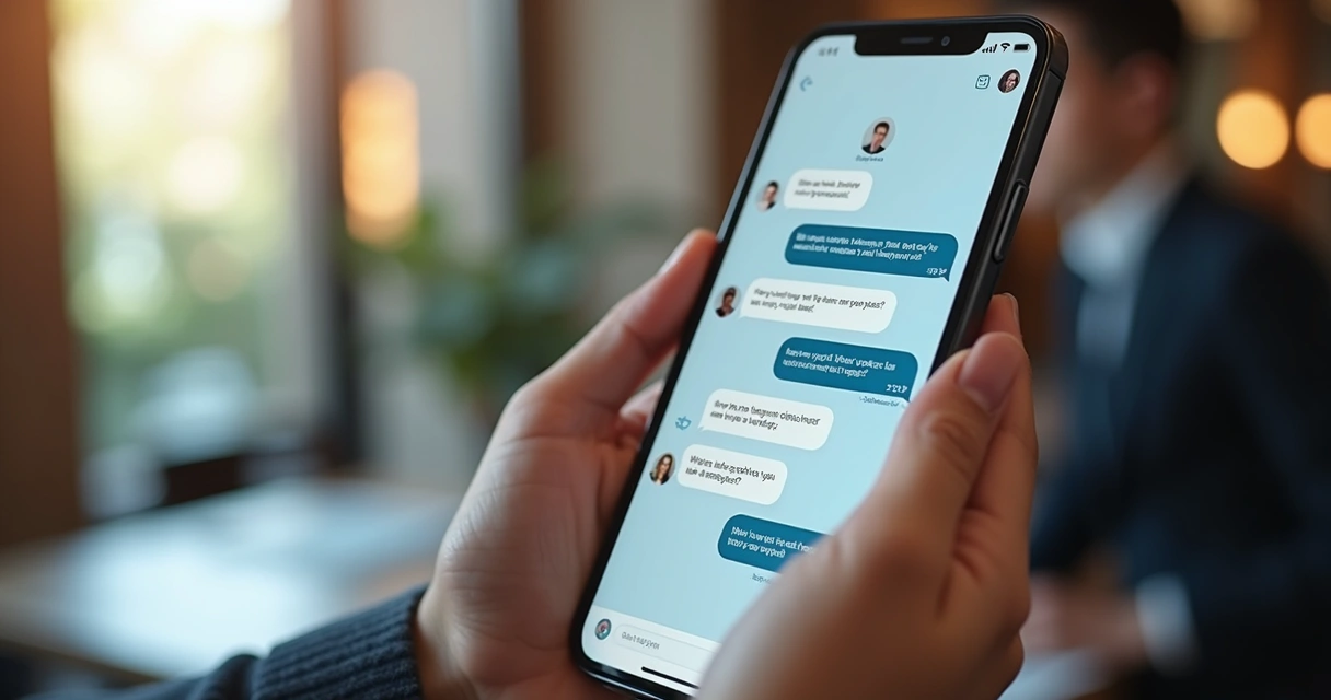 Conversa automatizada em aplicativo com repasse para equipe comercial