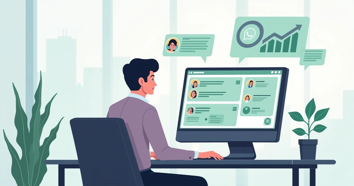 Atendimento digital imobiliária via WhatsApp com dashboard CRM e inteligência artificial