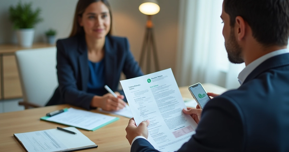 Atendimento jurídico sobre regularização de imóvel em escritório