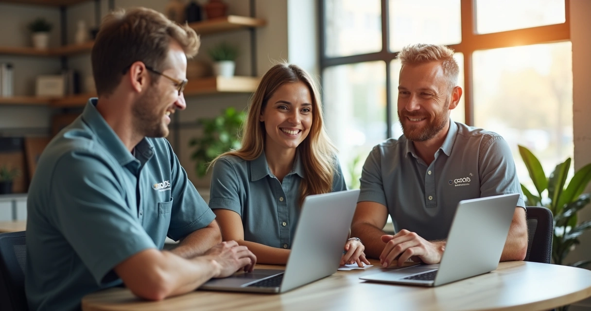 Equipe da Goodds apoiando empreendedor em dúvidas sobre máquinas de cartão