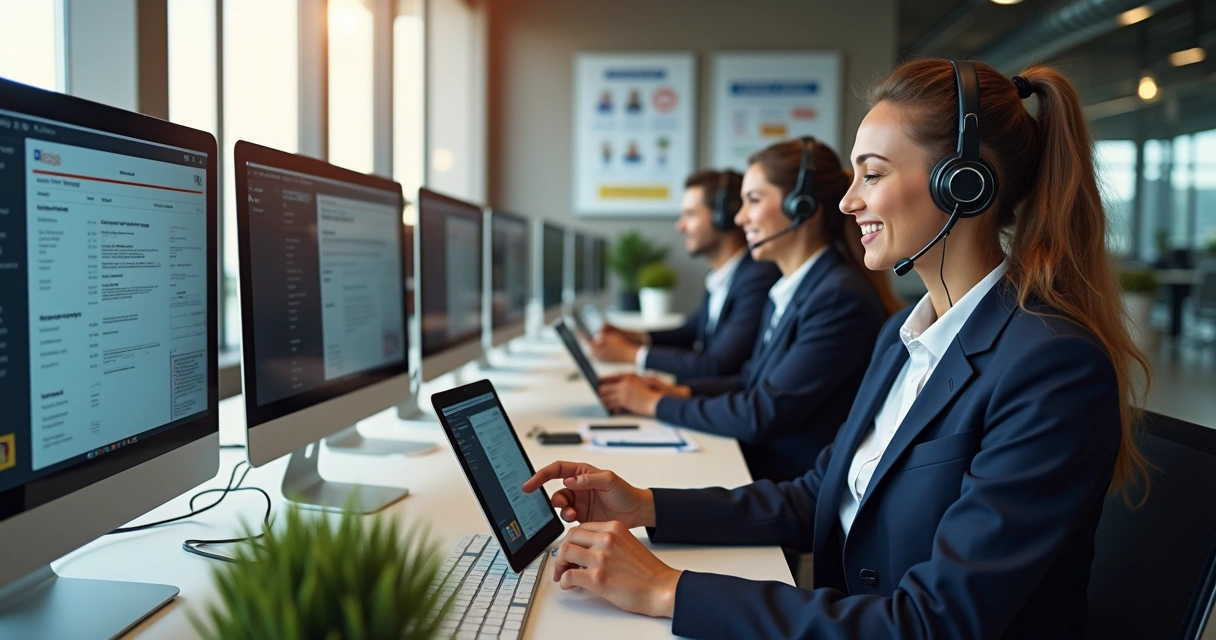 Equipe de atendimento solucionando chamados pós-obra de forma rápida 
