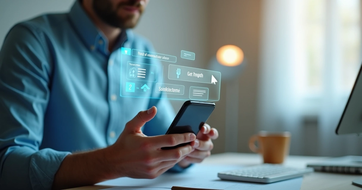 Chatbot atendendo cliente de imobiliária 