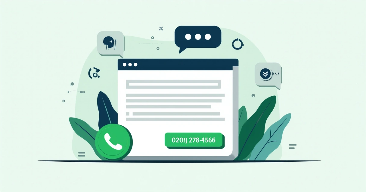 Atendimento rápido com telefone e WhatsApp em site político