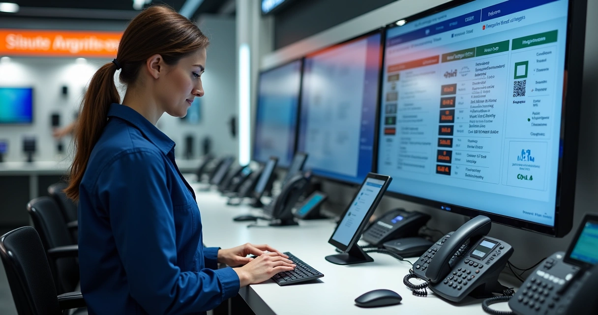 Atendimento técnico automatizado em loja de celulares