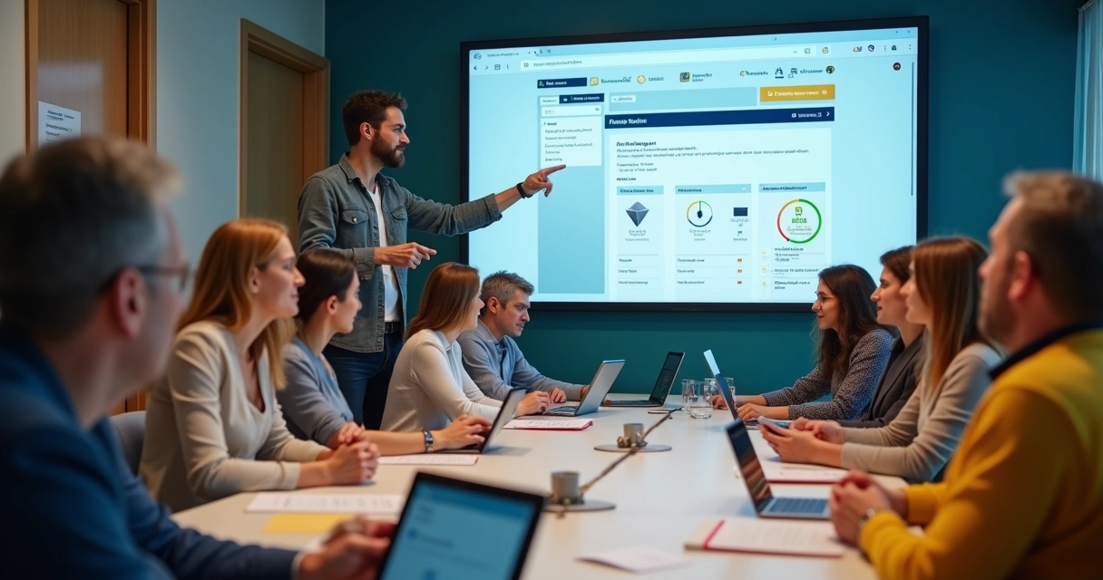 Treinamento de suporte técnico para sistema de gestão de pequenas construtoras