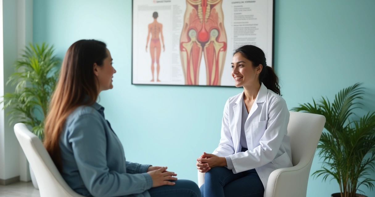 Paciente em consulta vascular moderna em Campinas 