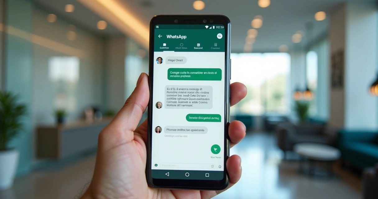 Atendimento odontológico por WhatsApp com agendamento rápido 