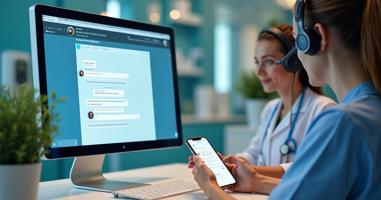 Atendimento odontológico no WhatsApp com IA e equipe humana 