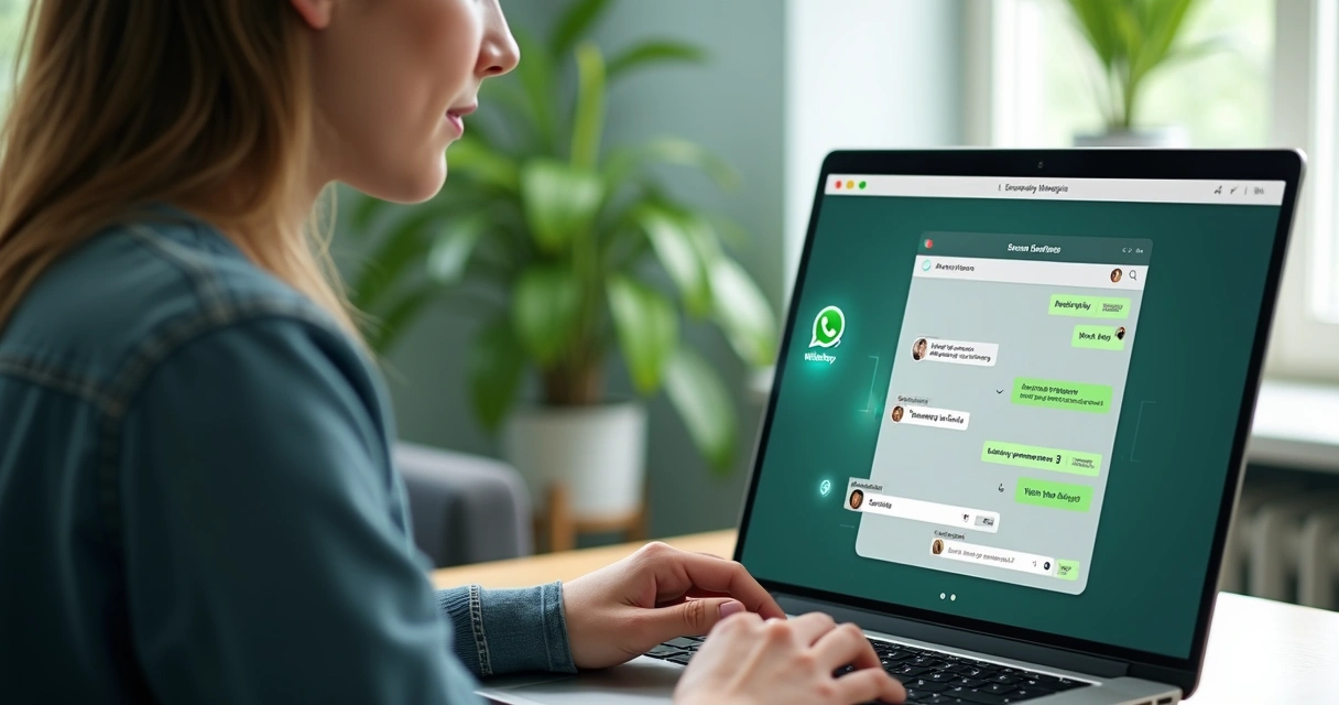 Agente virtual atendendo cliente pelo WhatsApp em interface de chat