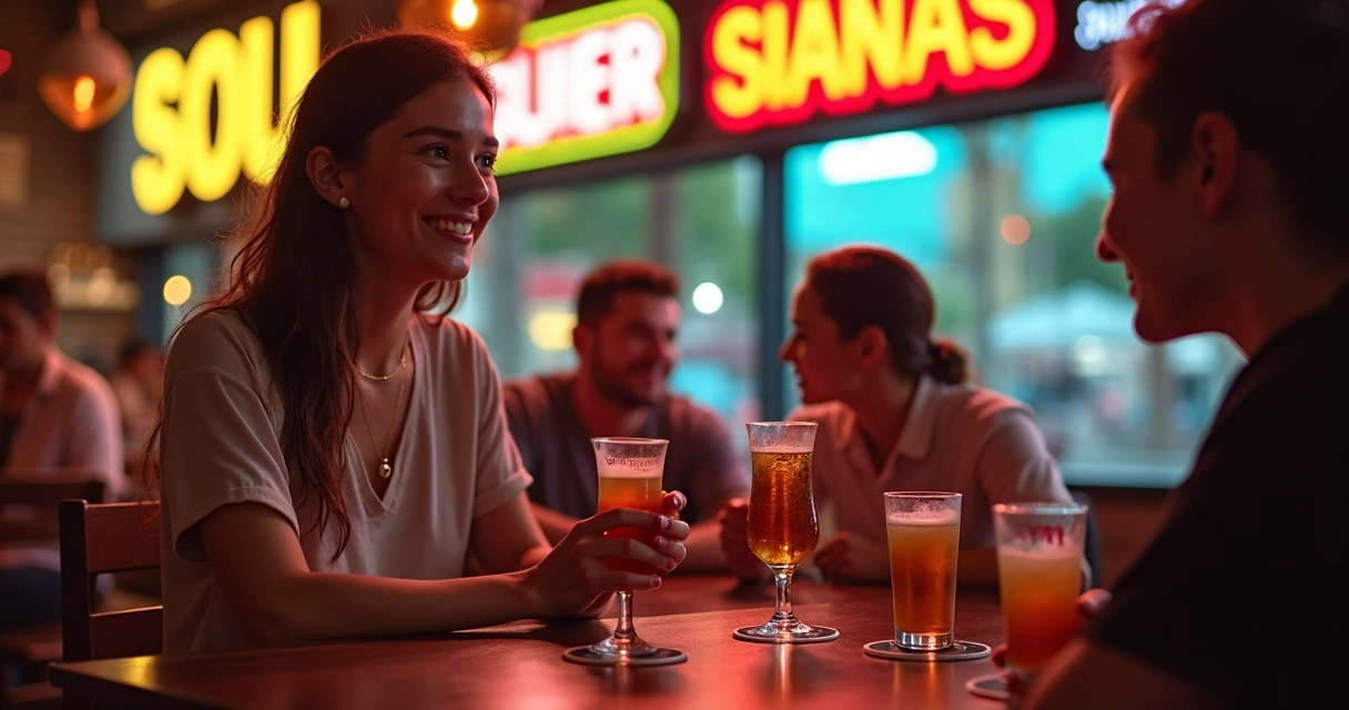 Ativação de marca com degustação em bar de Manaus 