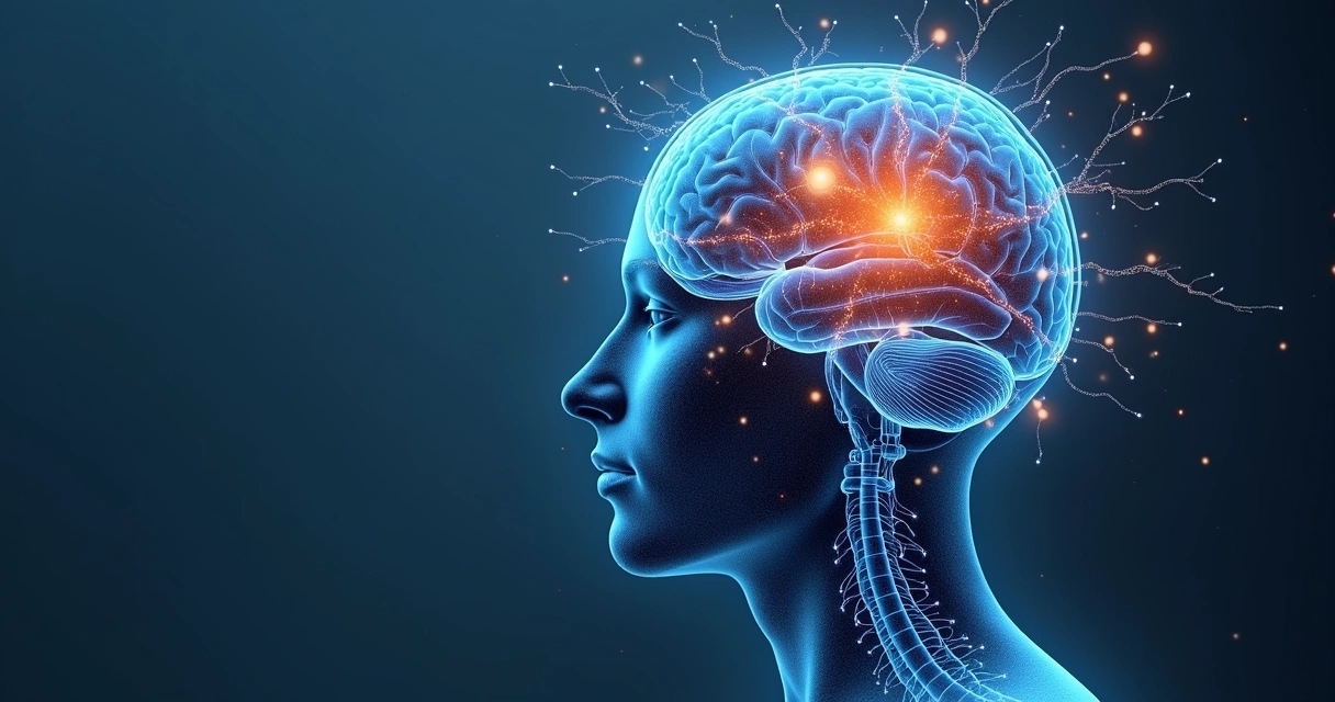 Atividade cerebral ilustrando áreas ativadas durante práticas de autocompaixão. 