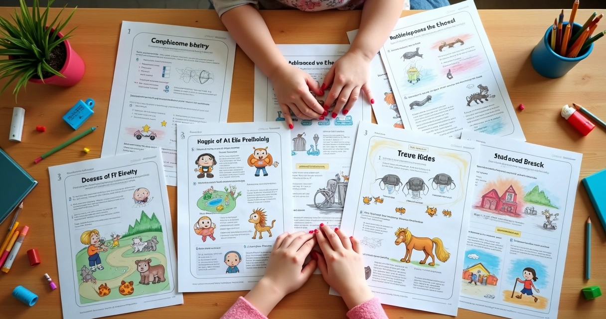 Atividades educativas personalizadas para crianças 