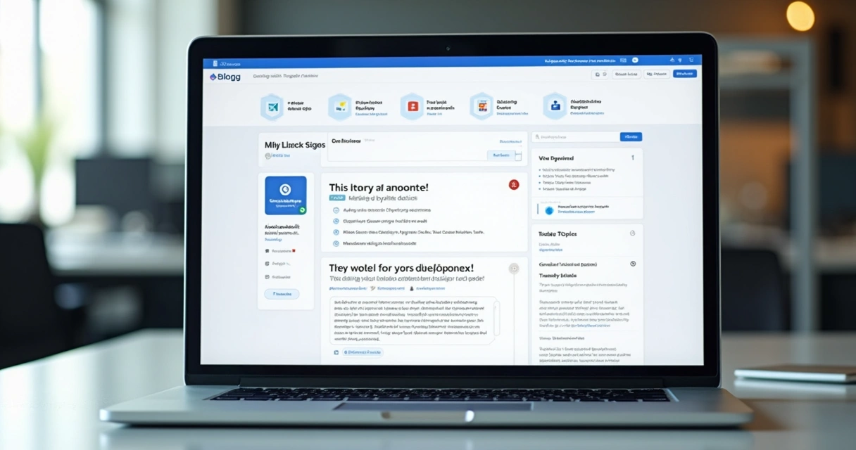 Painel de atualização automática de conteúdo em blog 