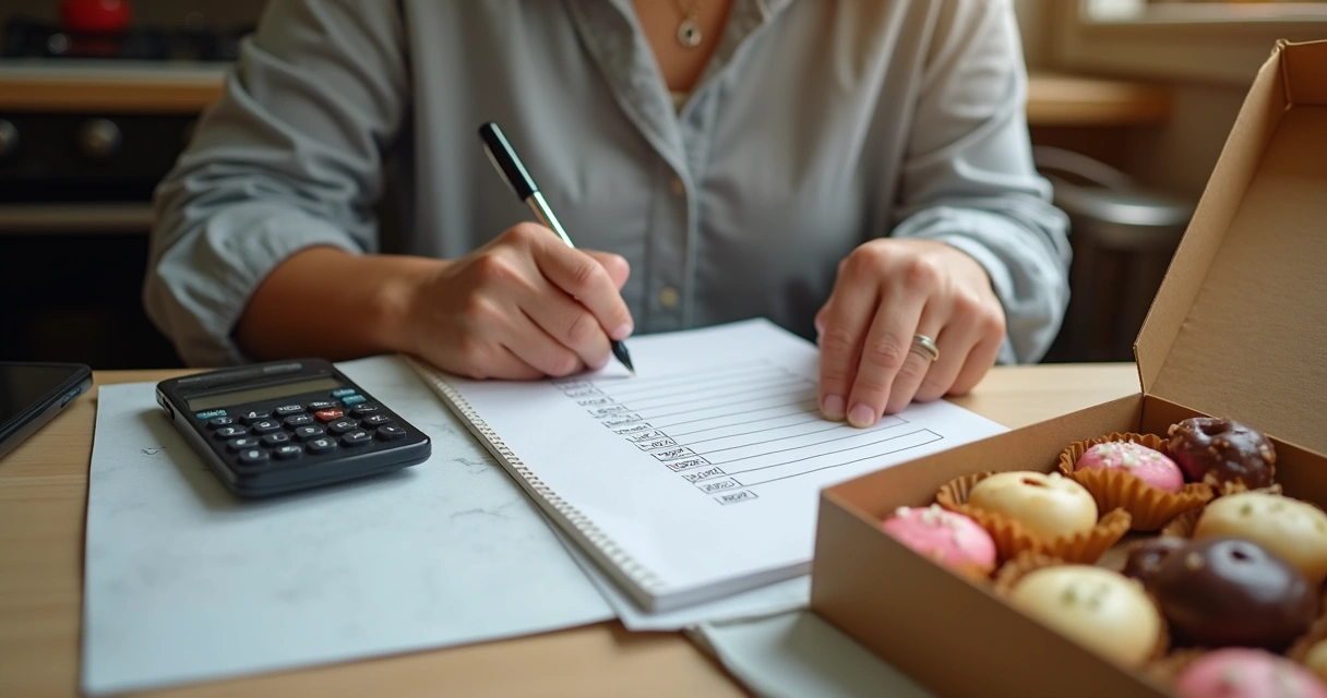 Atualizando lista de preços de doces caseiros 