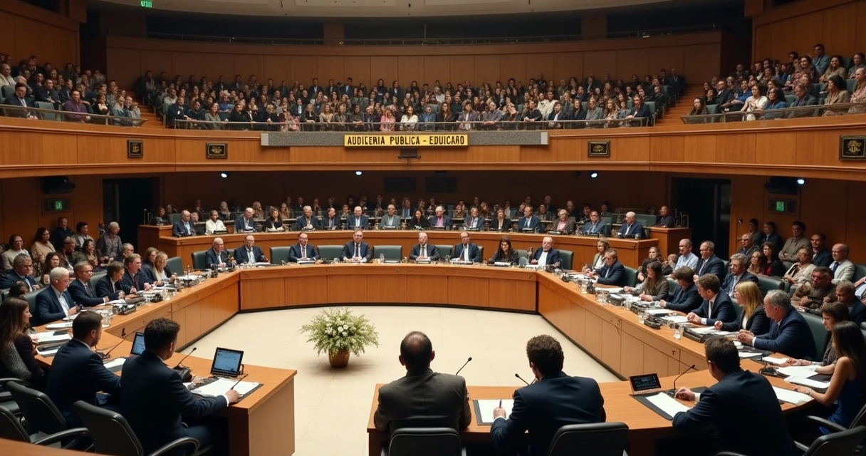 Audiência pública com vereadores e cidadãos em debate 
