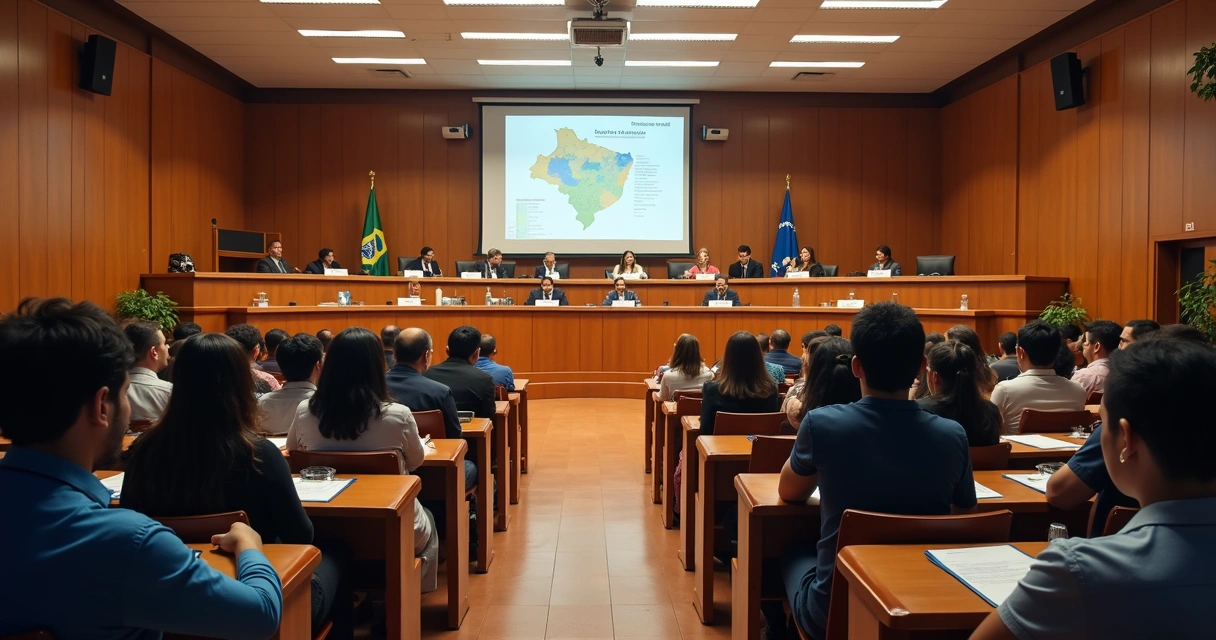 Audiência pública na Câmara Municipal de Natal, com cidadãos e vereadores. 