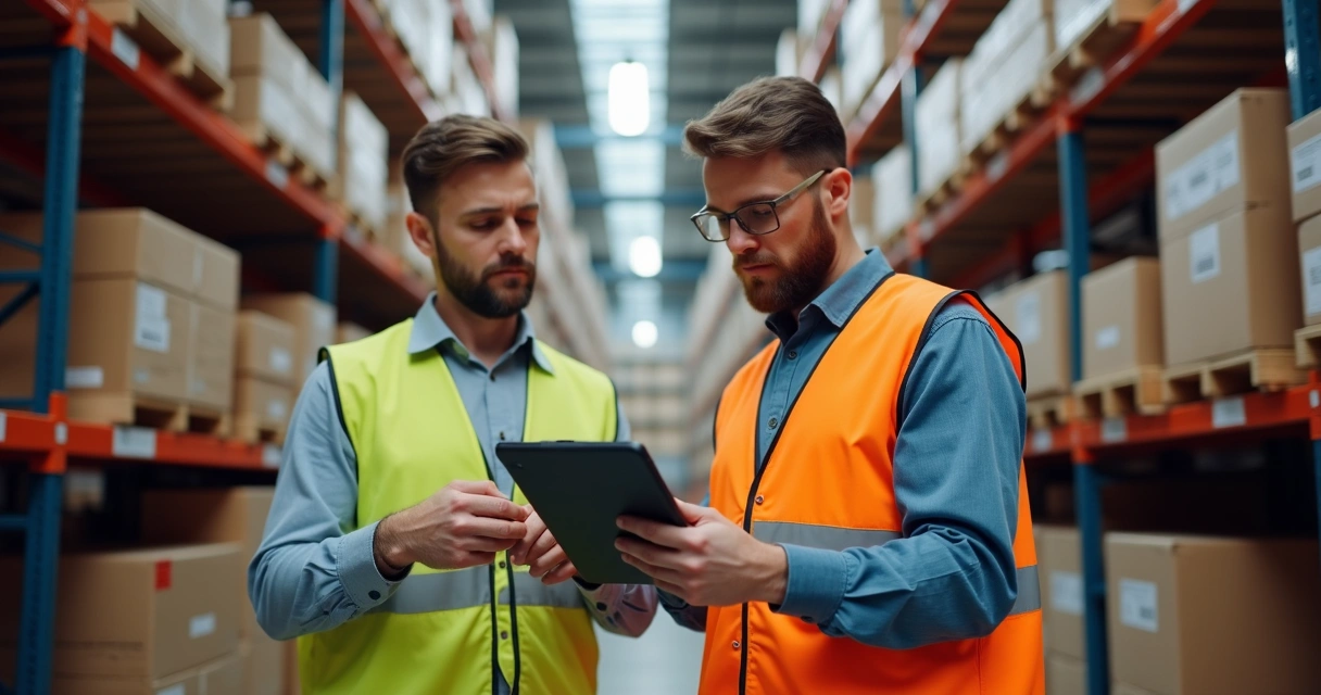 Conferência manual e digital ao transferir mercadorias entre lojas 