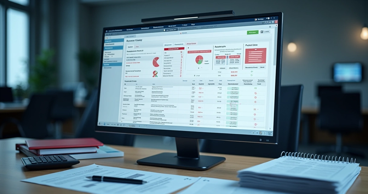 Painel fiscal com alertas de cadastro e documentos 