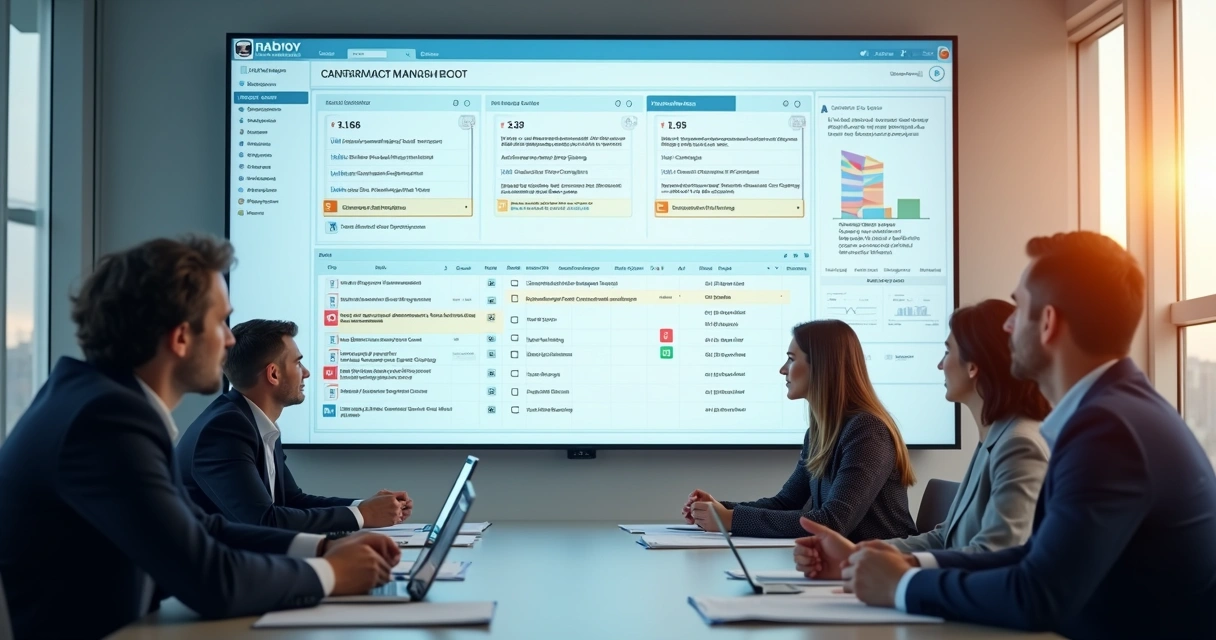 Tela de auditoria automática de cláusulas contratuais com IA 