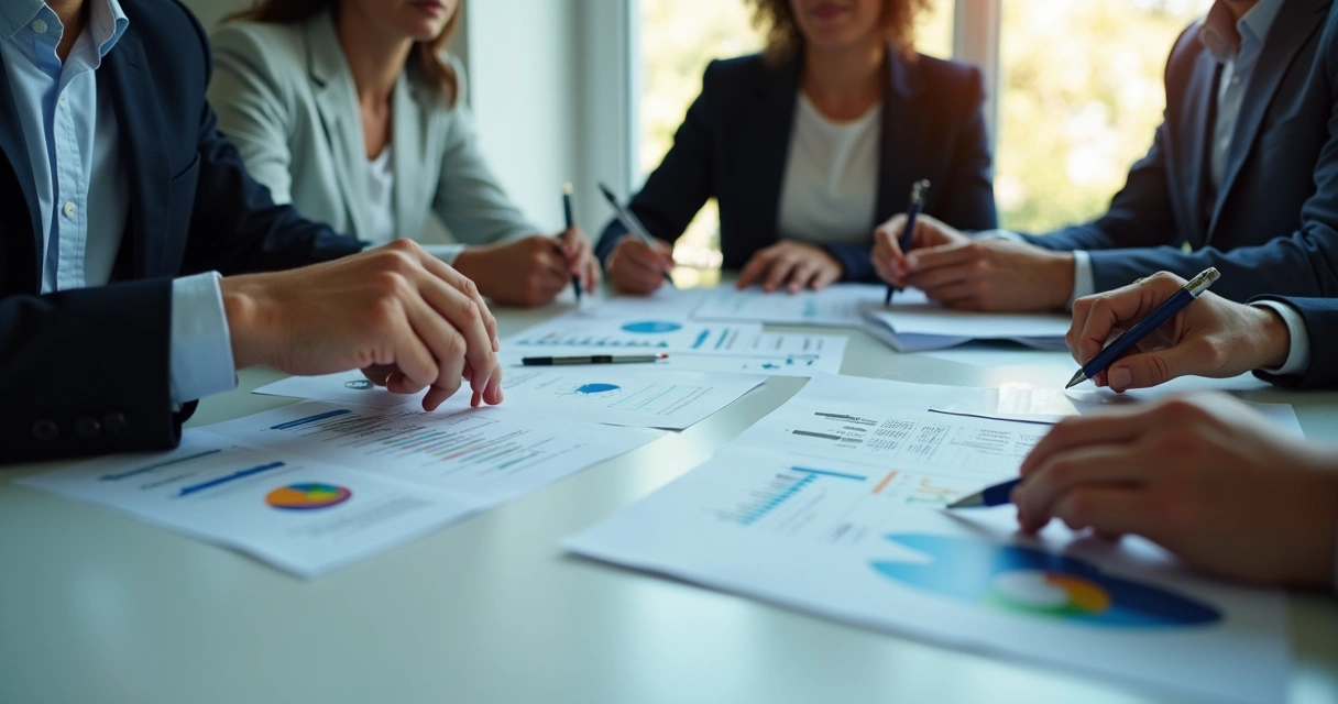 Equipe realizando auditoria e checagem técnica de documentos ESG 
