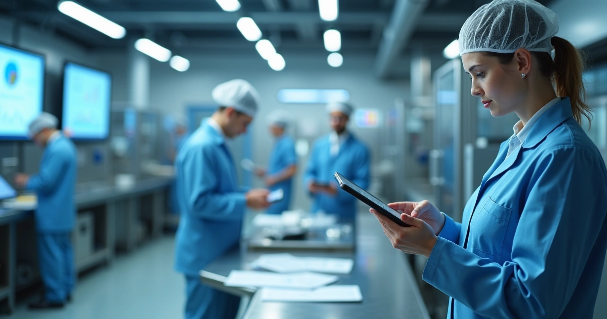 Auditoria digital em fábrica de alimentos 