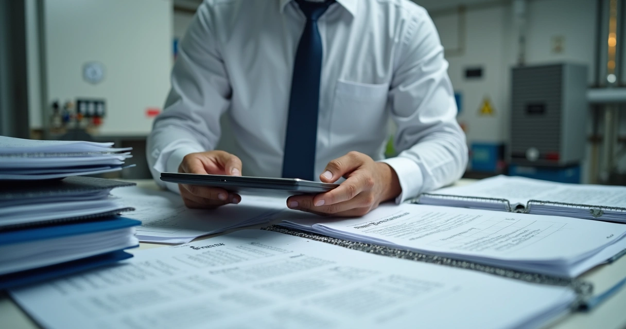 Auditoria de manutenção em edifício comercial 
